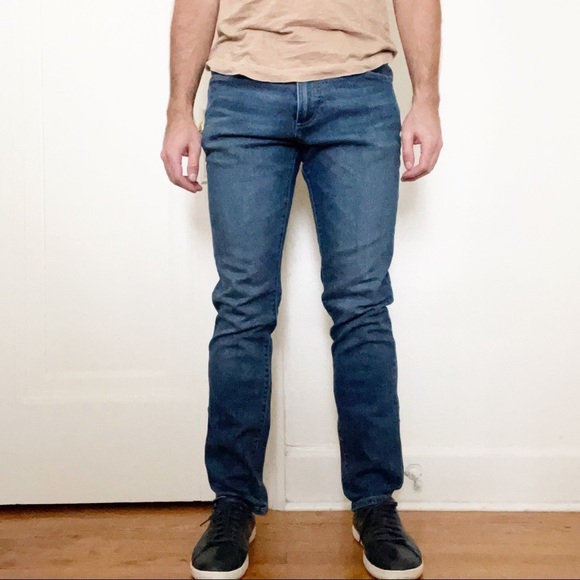 DL1961 Men’s Nick Slim Satellite Jean Mid Indigo DL Performance 31x32 - Picture 1 of 11